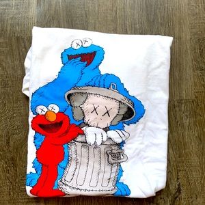 Kaws Sesame Street shirt